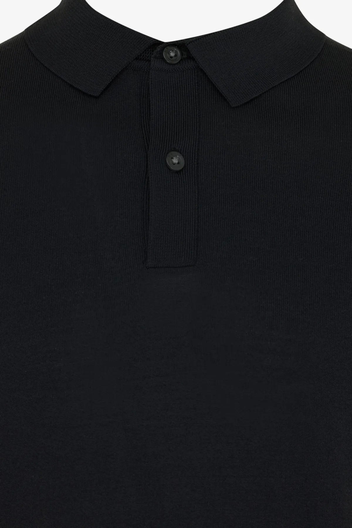 Cool dry Longsleeve Polo | Zwart