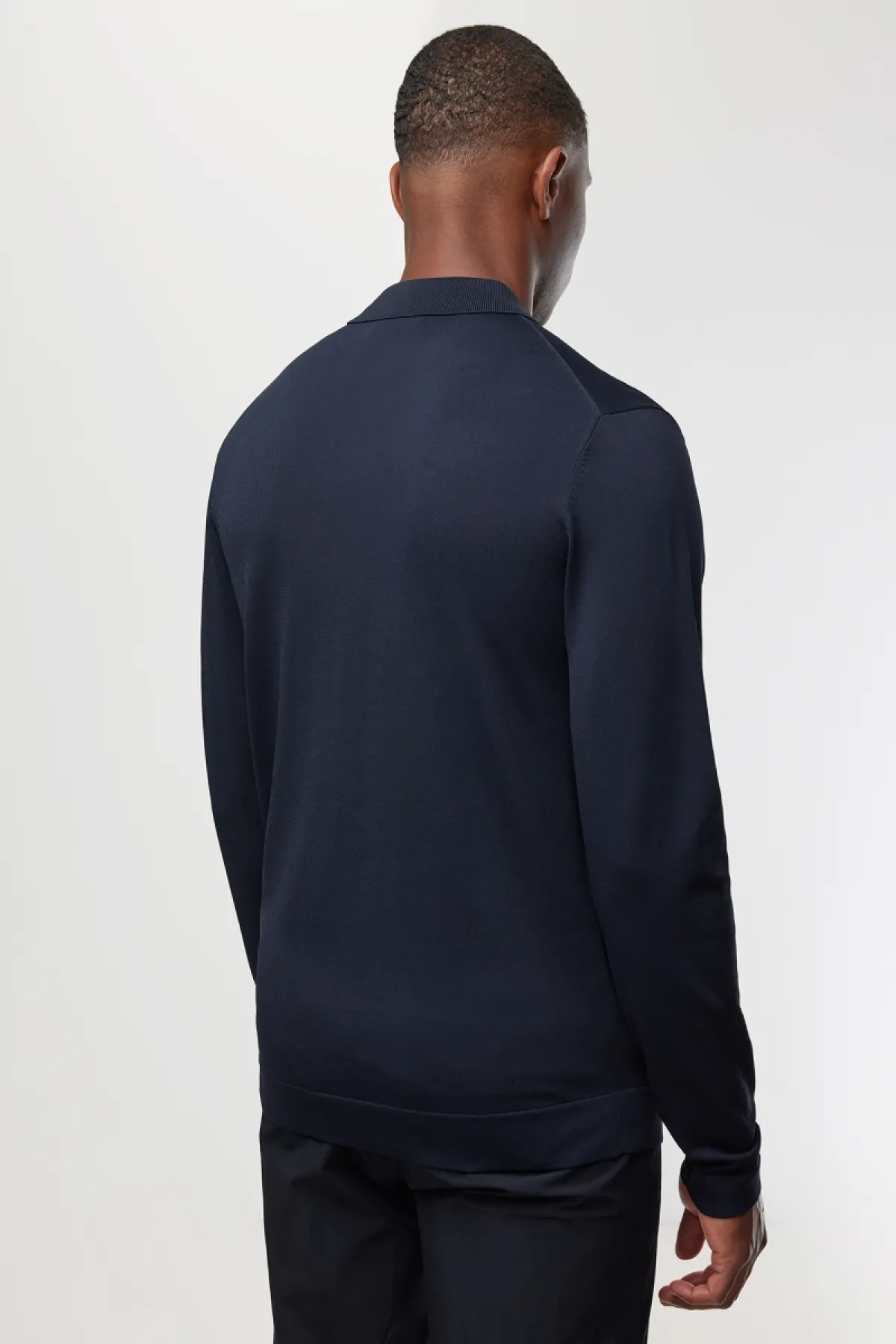 Cool dry Longsleeve Polo | Donkerblauw