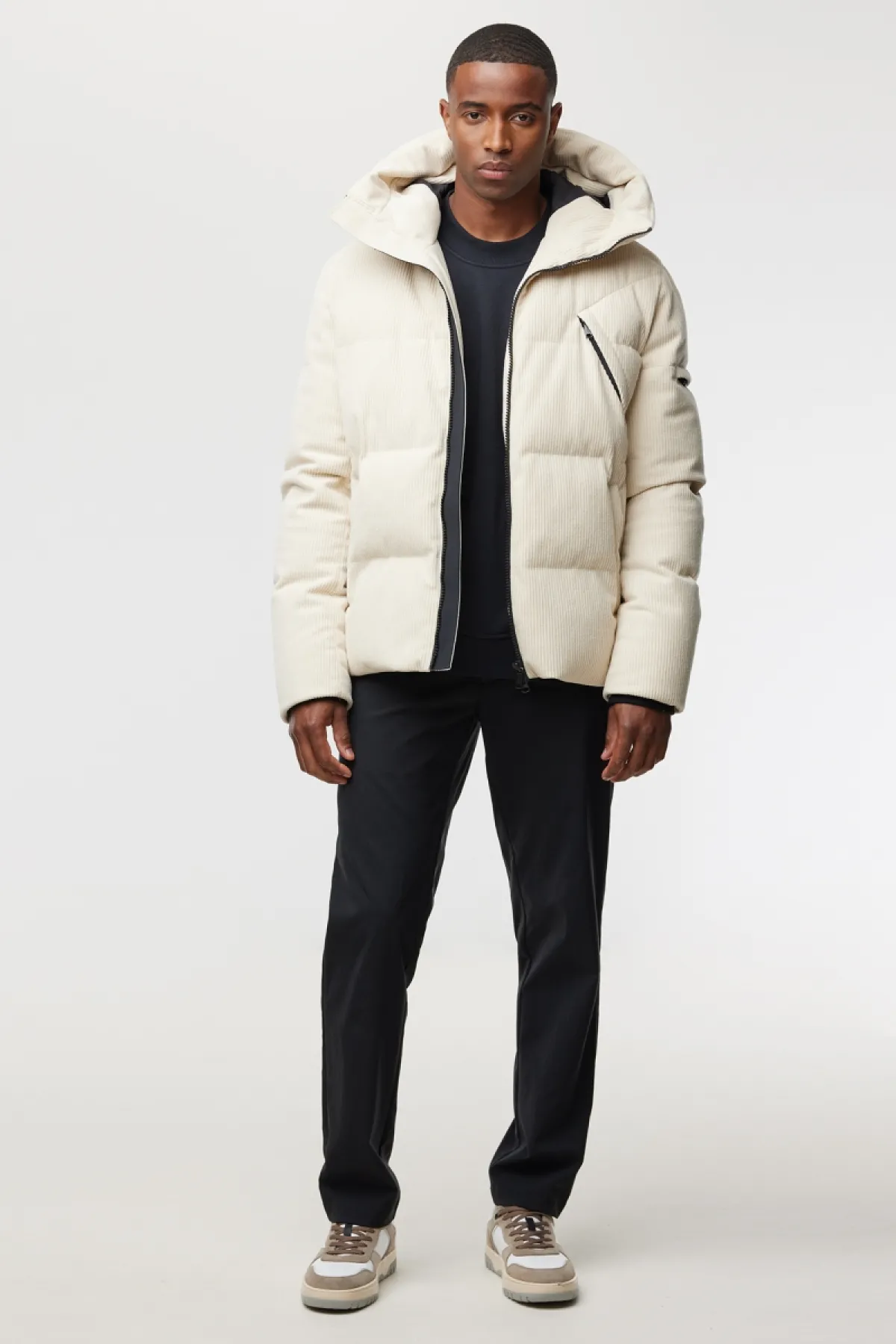 Corduroy Bomber Jacket | Beige