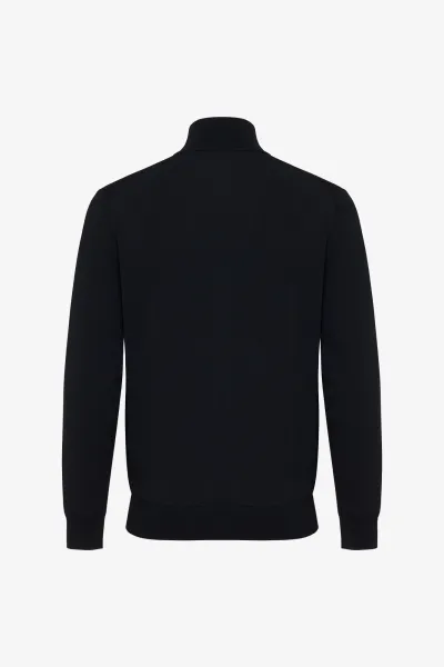 Cool Dry Zip Cardigan | Donkerblauw