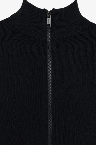 Cool Dry Zip Cardigan | Donkerblauw
