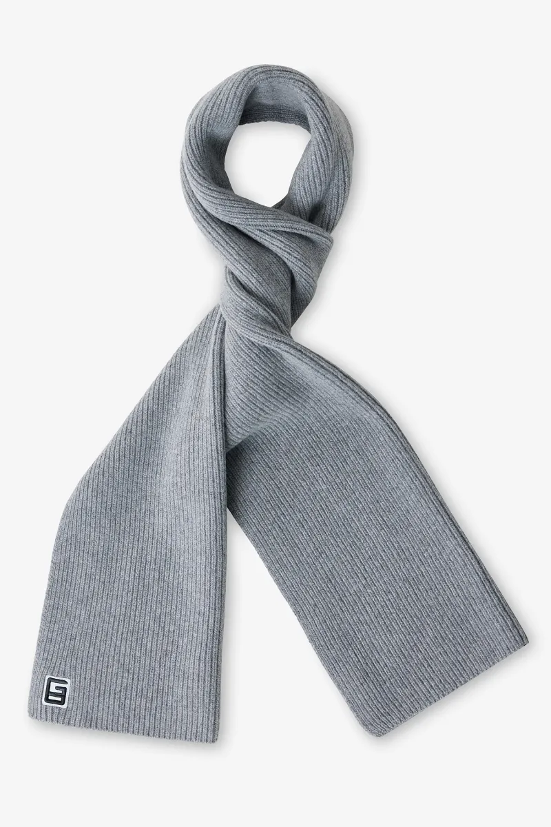 Monogram scarf | Grijs