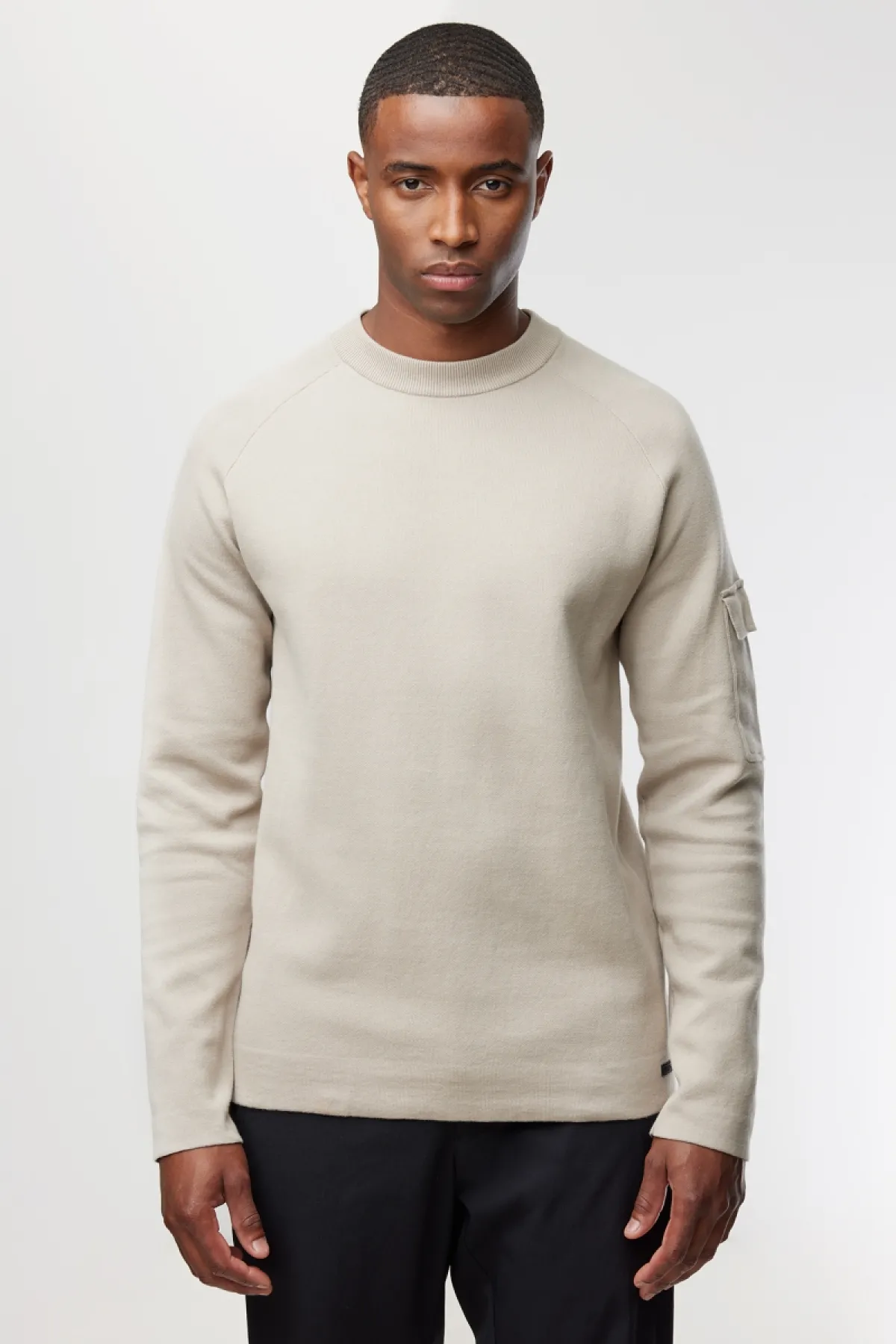 Round Neck | Beige