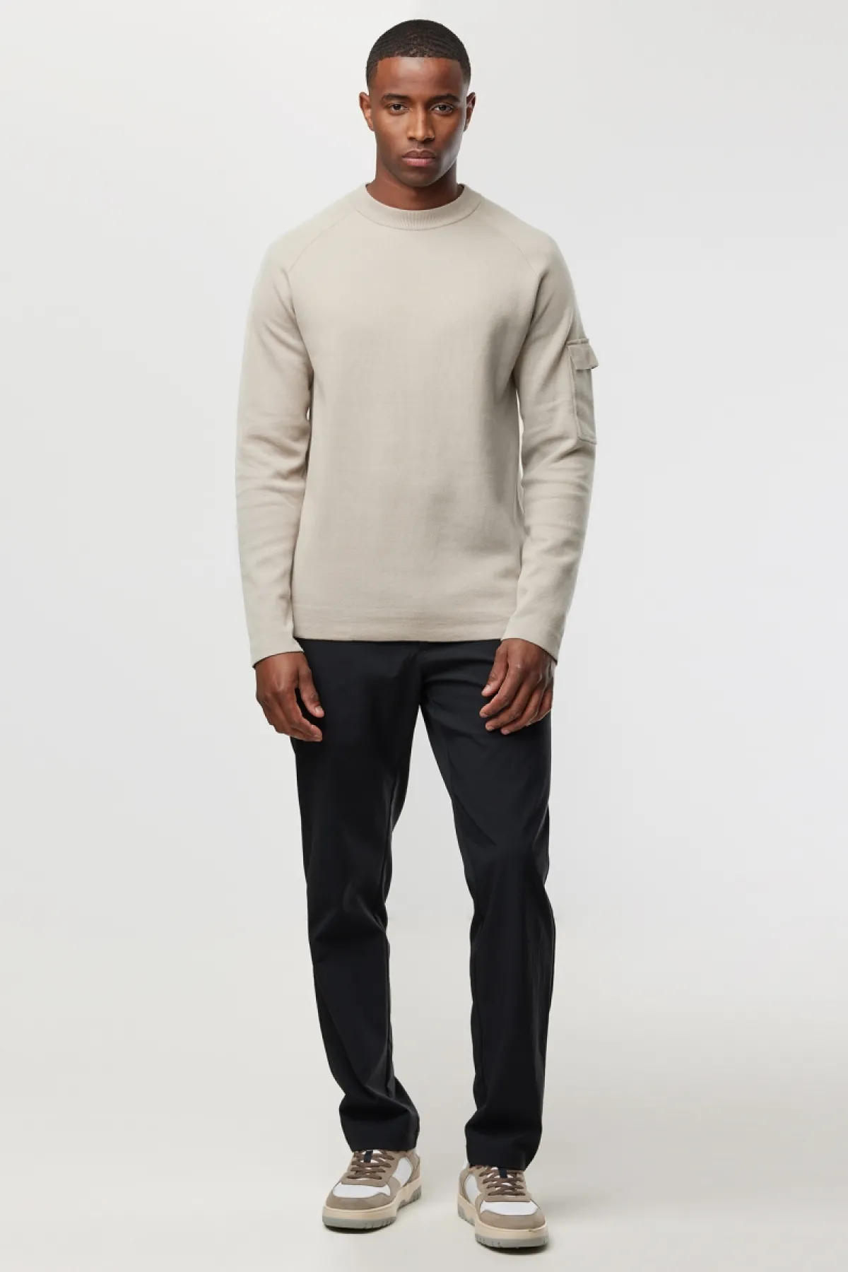 Round Neck | Beige
