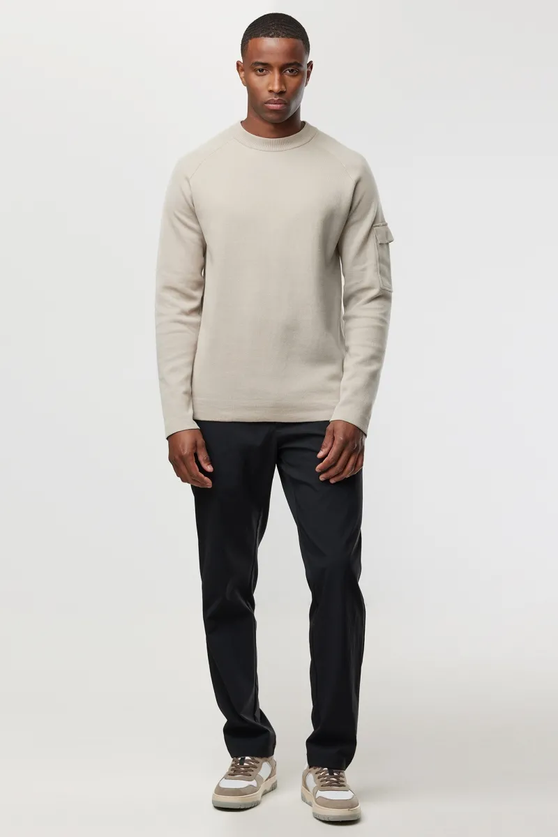 Round Neck | Beige