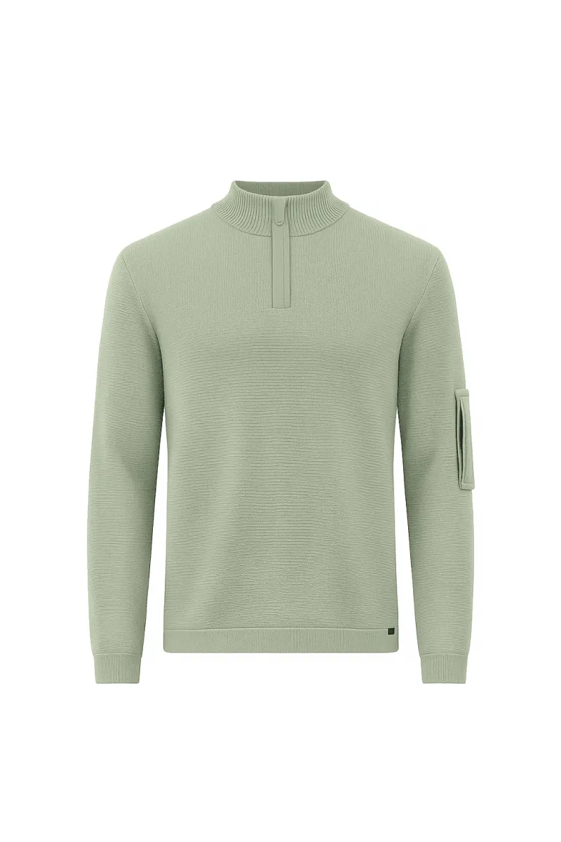 Half zip cool dry | Lichtgroen