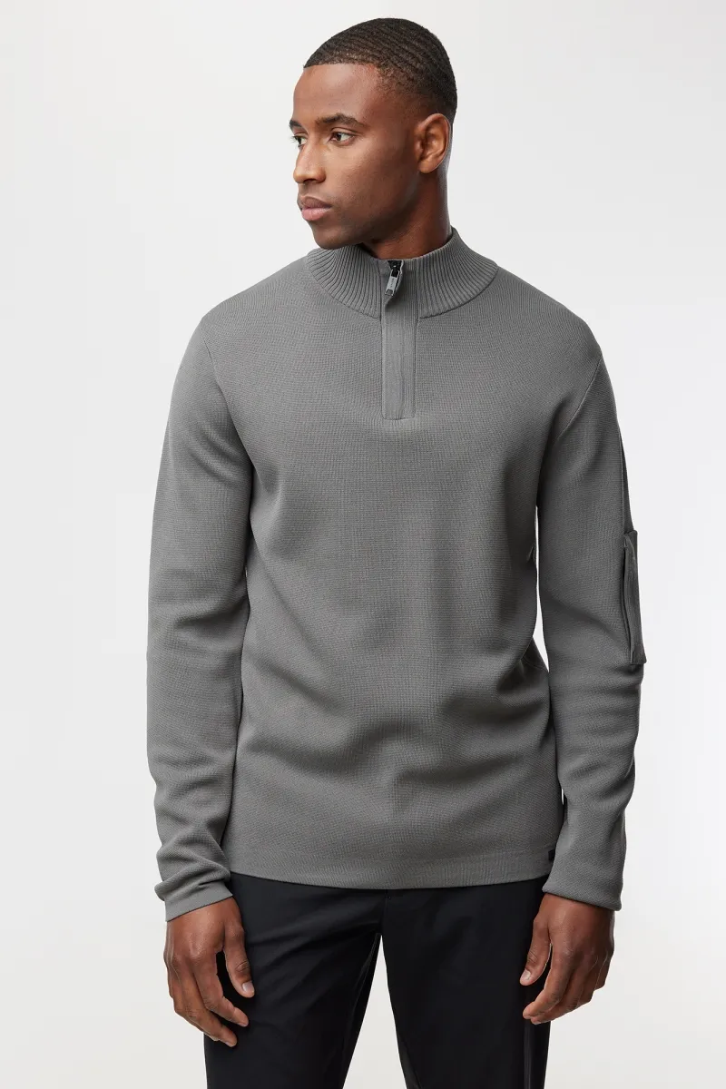 Half zip Cool dry | Donkergrijs