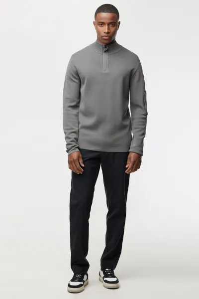 Half zip Cool dry | Donkergrijs