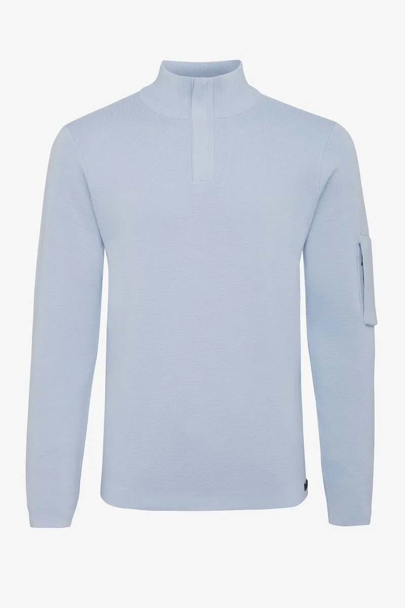 Half zip cool dry | Lichtblauw
