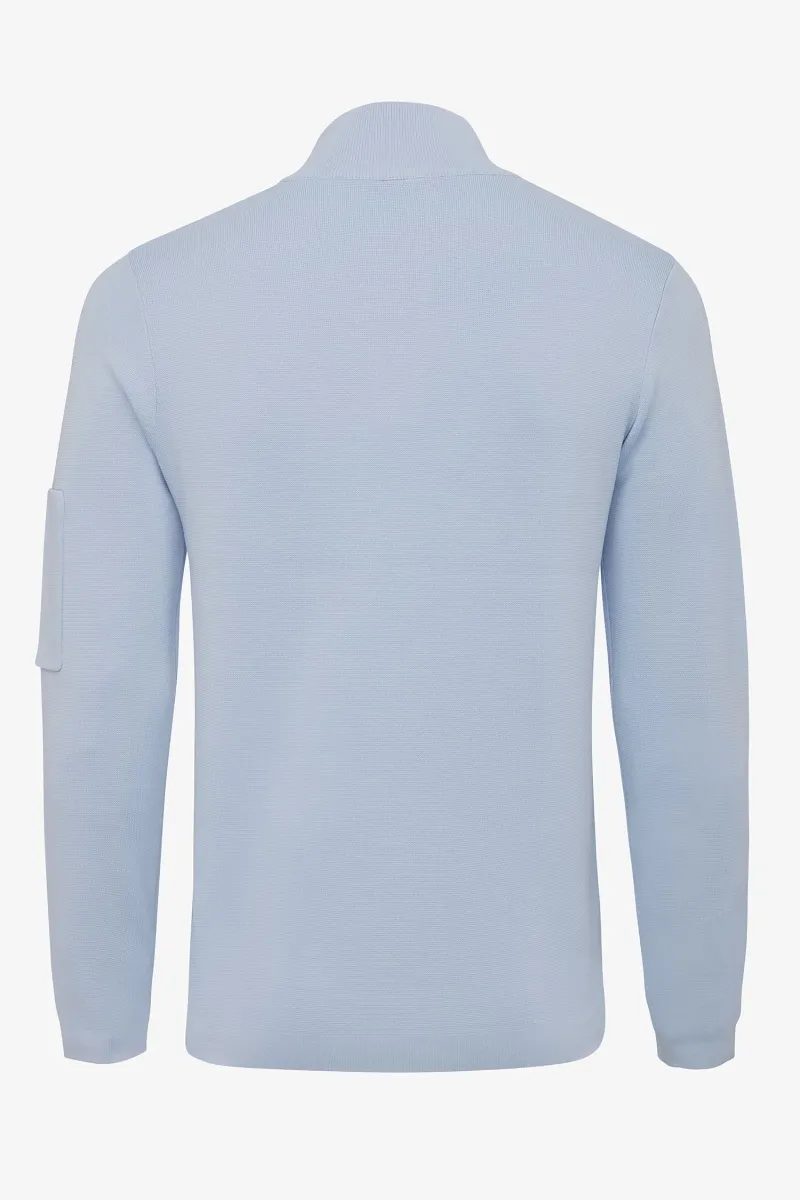 Half zip cool dry | Lichtblauw