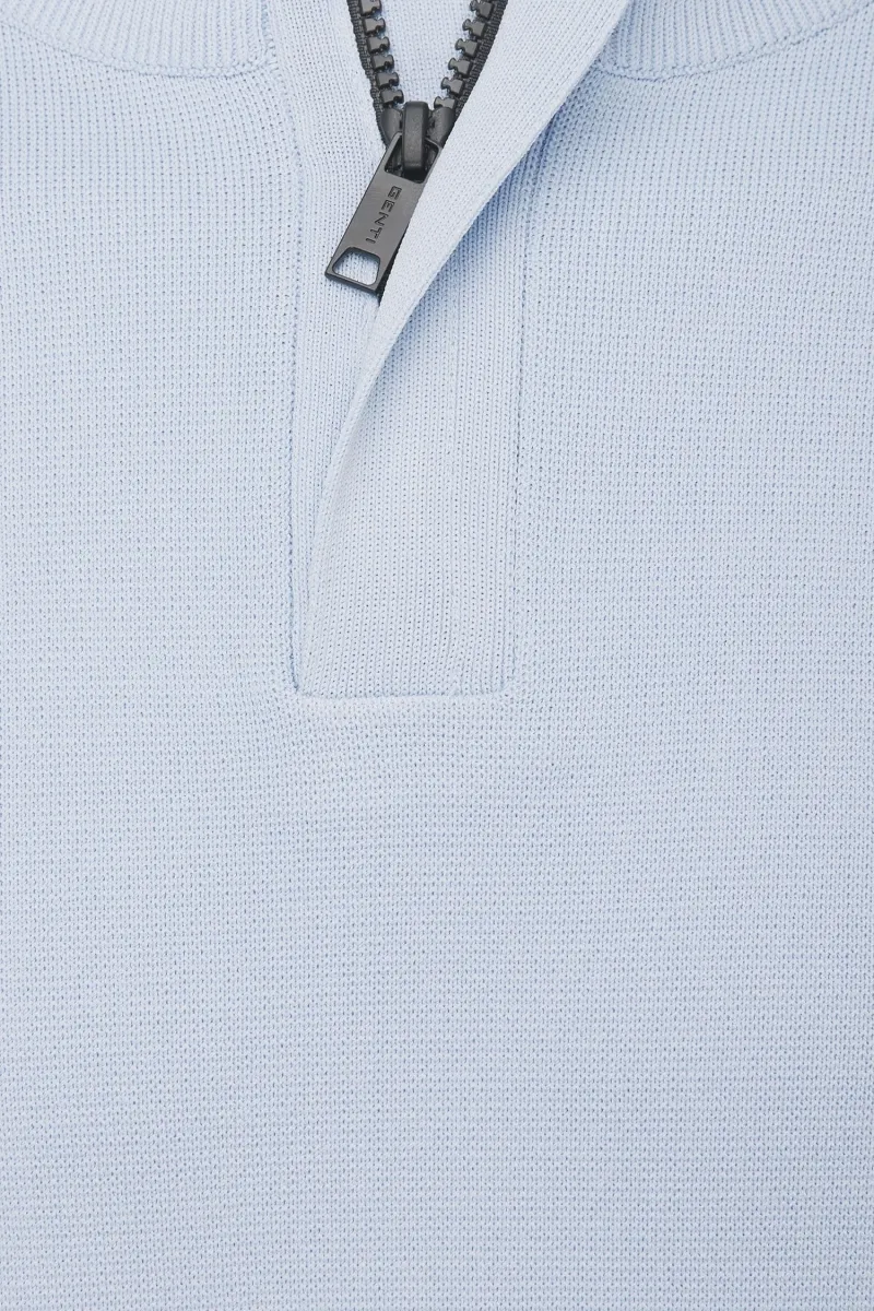 Half zip cool dry | Lichtblauw