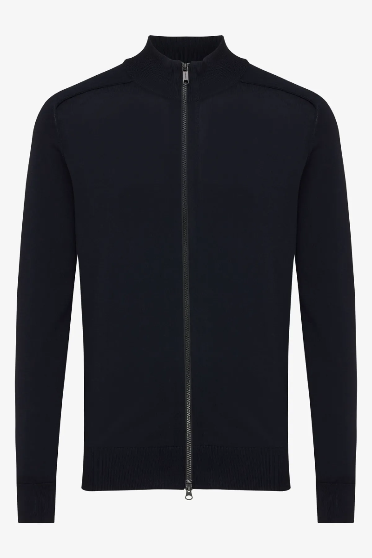 Cool dry cardigan zip | Zwart