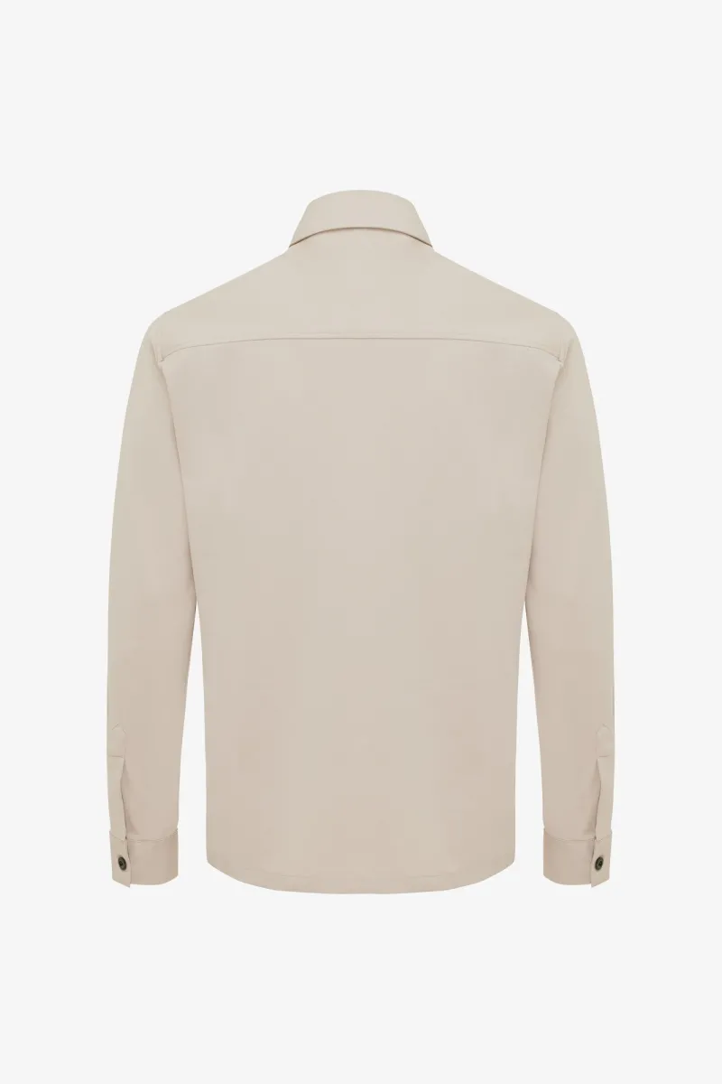 Dynamic overshirt | Beige