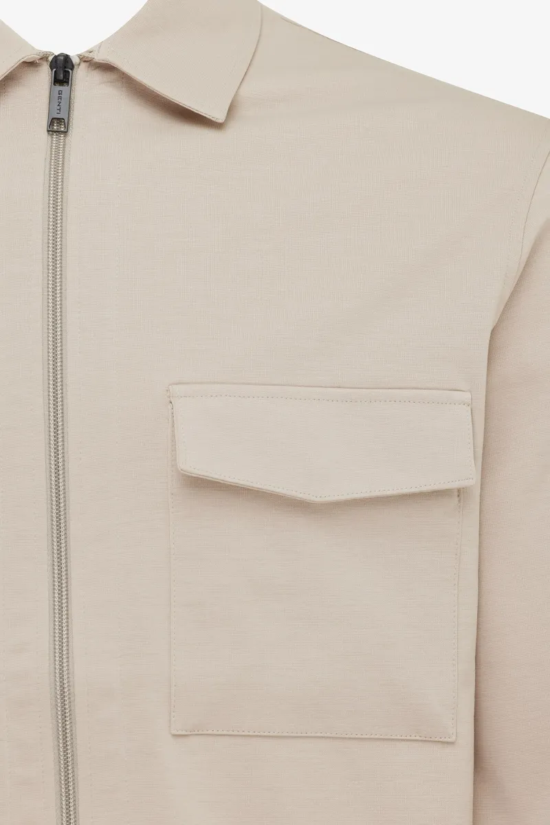 Dynamic overshirt | Beige