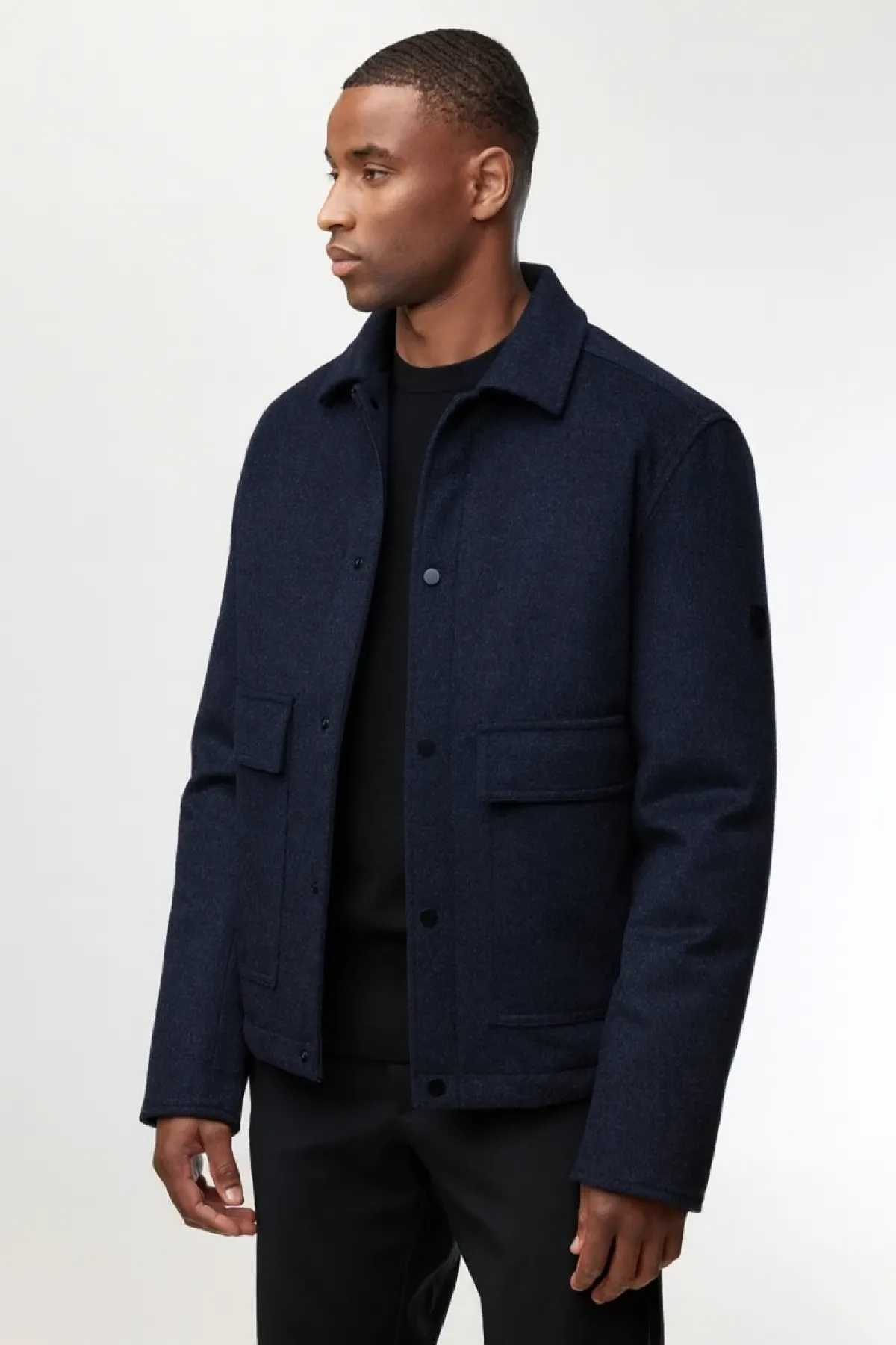 Gewatteerd Jack | Donkerblauw