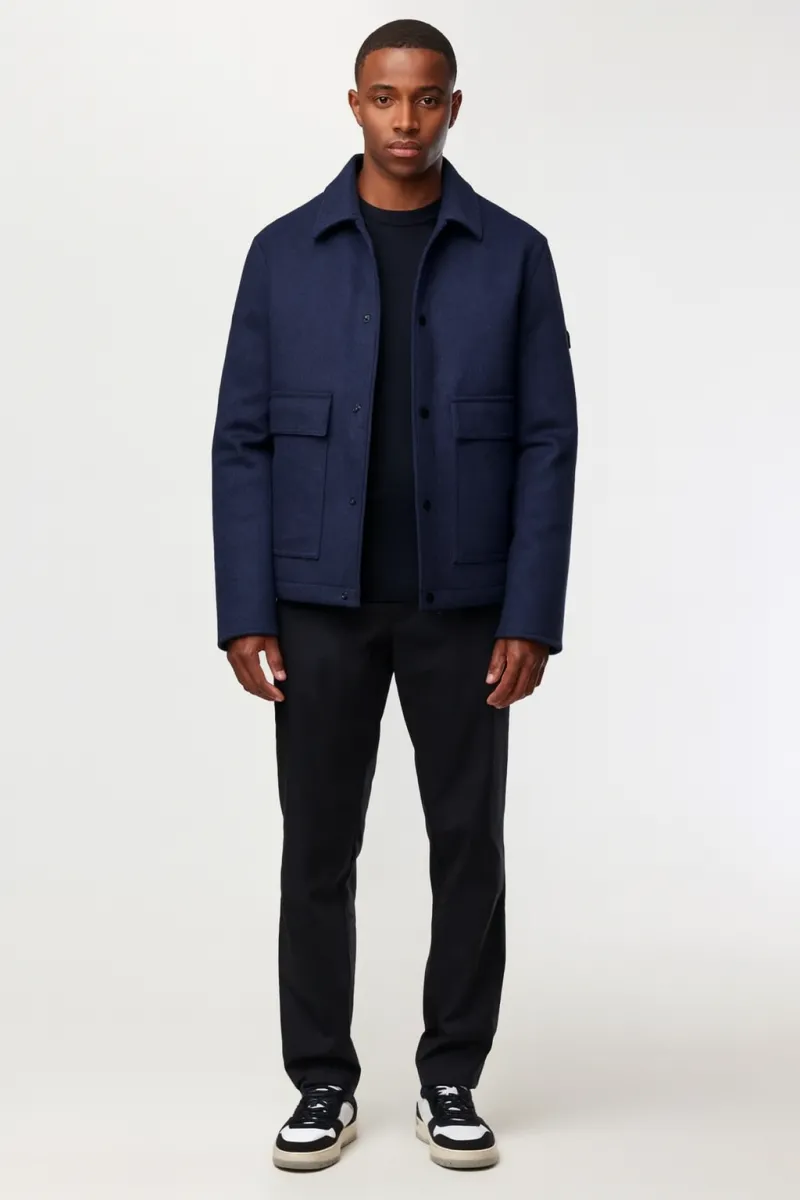 Gewatteerd Jack | Donkerblauw