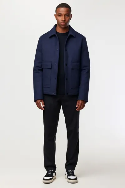 Gewatteerd Jack | Donkerblauw