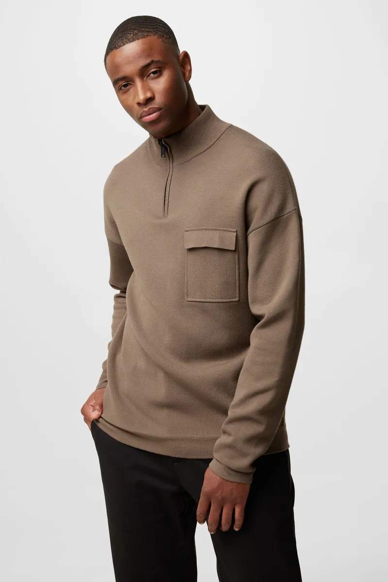 Monogram relaxed turtle zip | Bruin