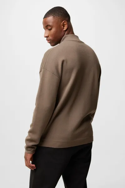 Monogram relaxed turtle zip | Bruin