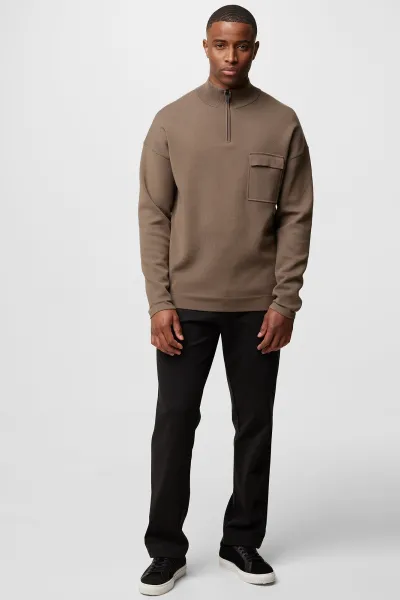 Monogram relaxed turtle zip | Bruin