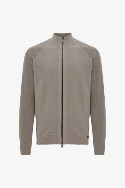 Gebreid Vest | Donkerbruin