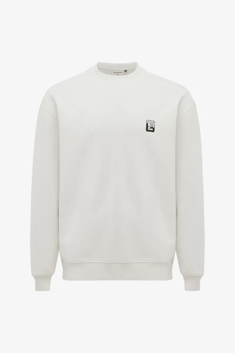 Monogram Sweater | Ecru