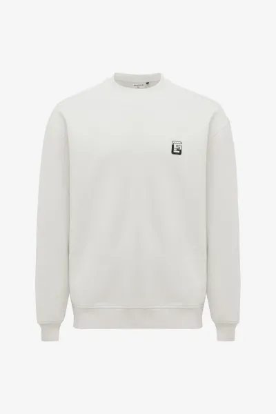 Monogram Sweater | Ecru