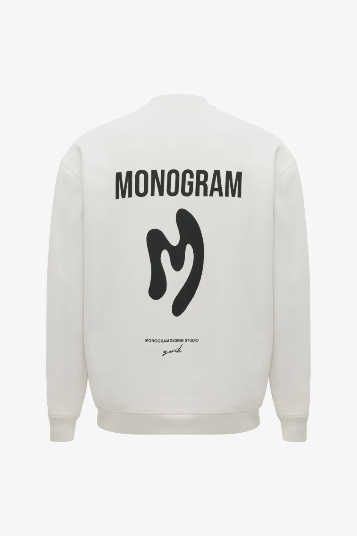 Monogram Sweater | Ecru