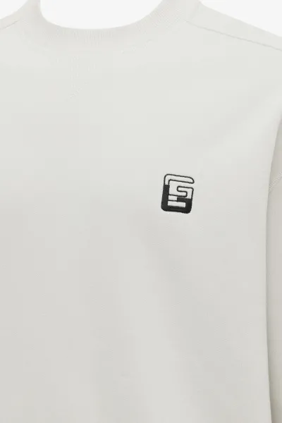 Monogram Sweater | Ecru