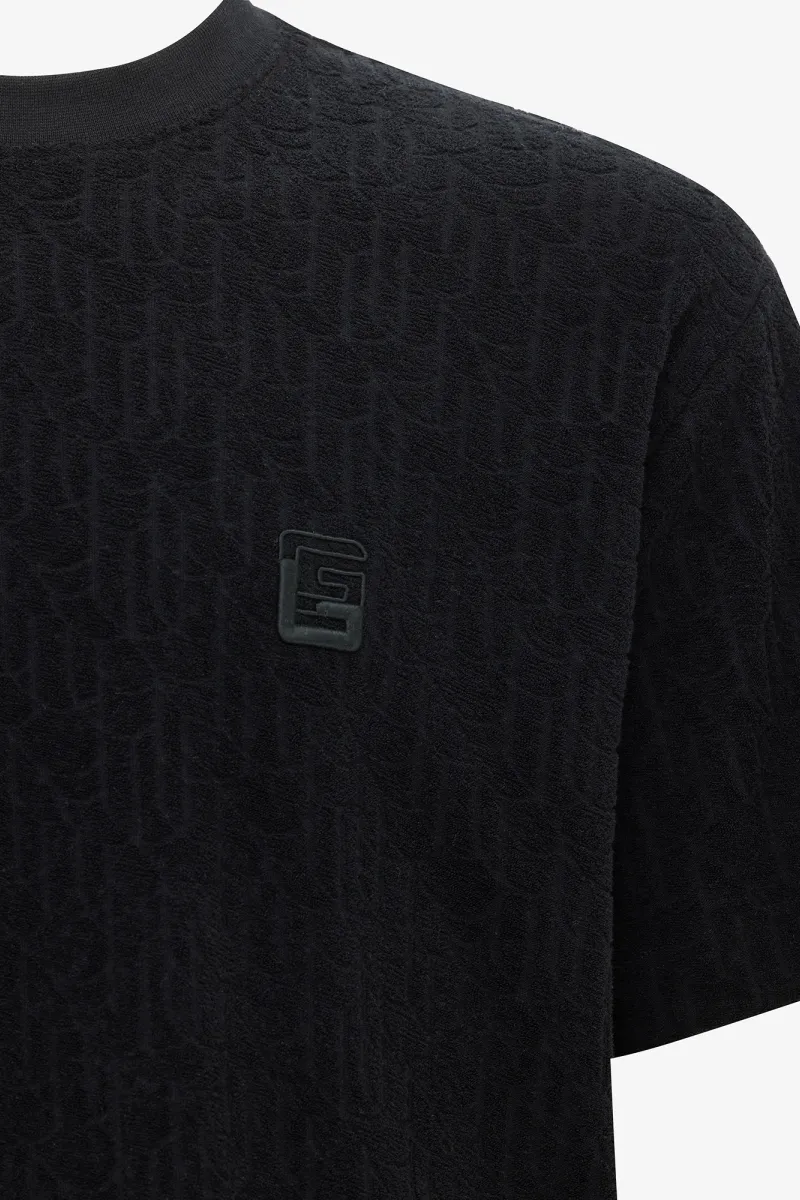 Monogram T-shirt | Zwart