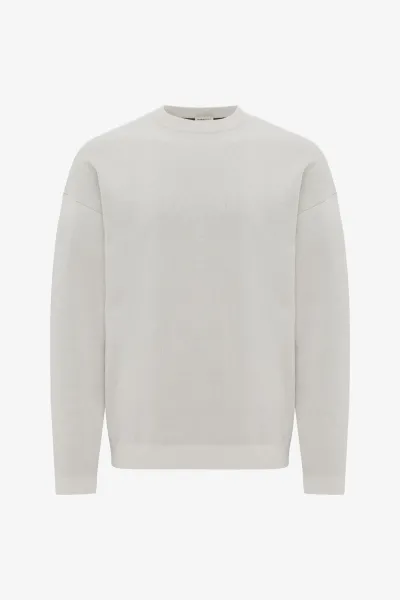 Monogram Trui Backprint | Ecru