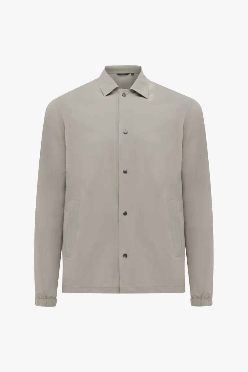 Monogram Overshirt | Grijs