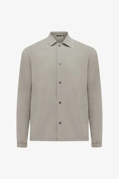 Monogram Overshirt | Grijs