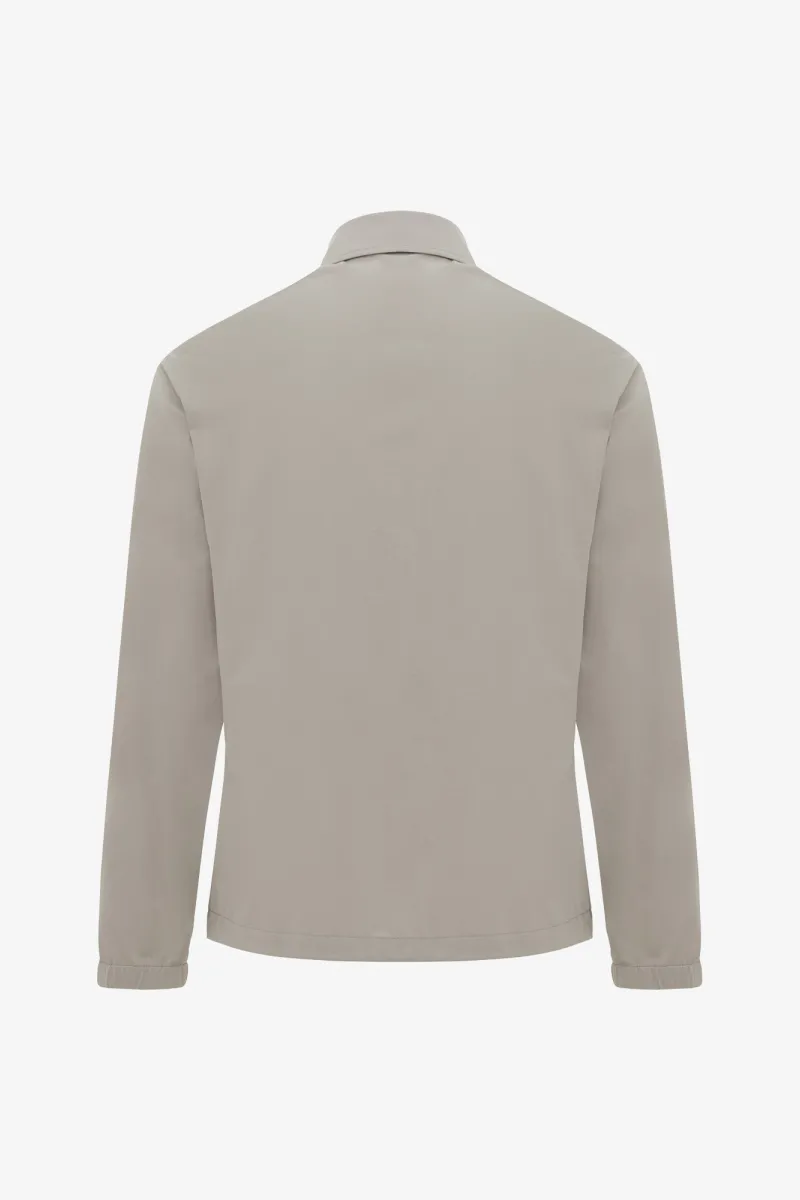 Monogram Overshirt | Grijs