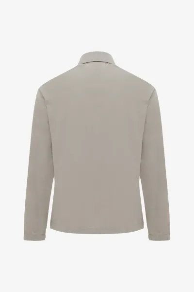 Monogram Overshirt | Grijs