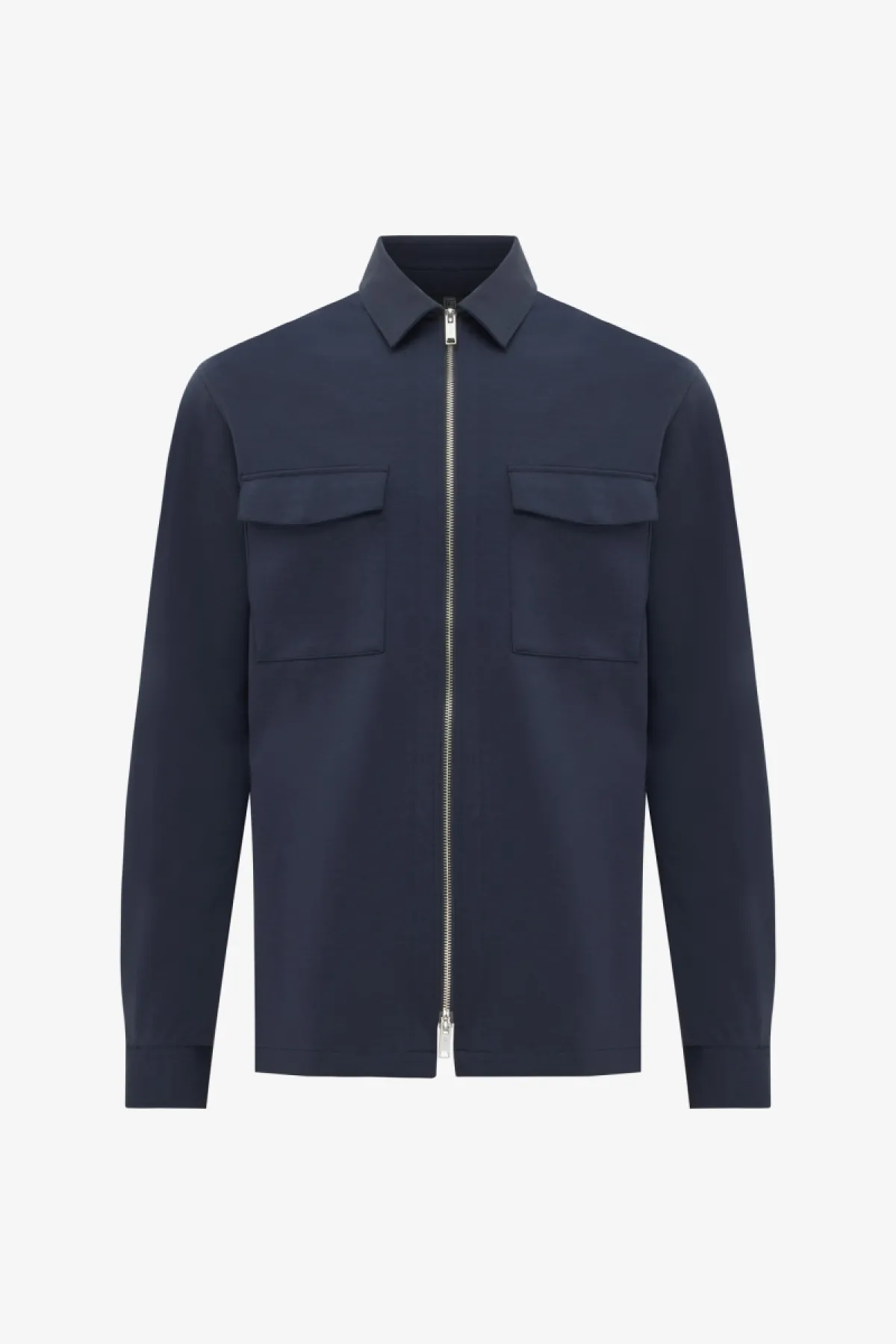 Rits Overshirt | Donkerblauw