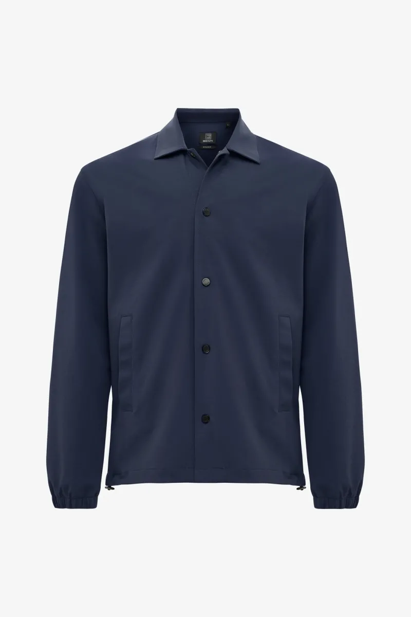 Button Overshirt | Donkerblauw