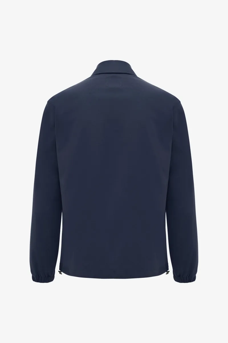 Button Overshirt | Donkerblauw