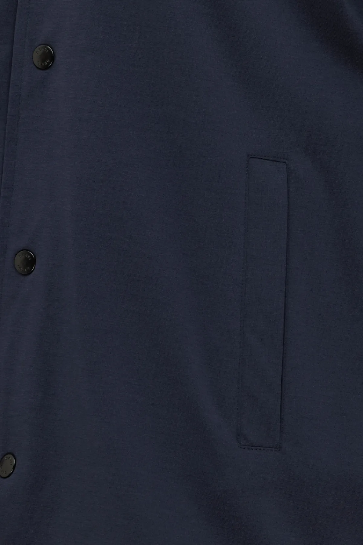 Button Overshirt | Donkerblauw