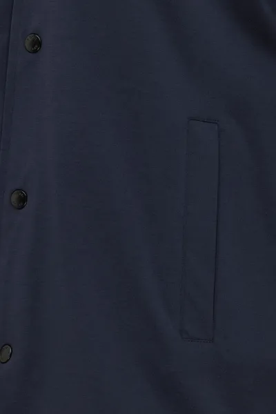 Button Overshirt | Donkerblauw