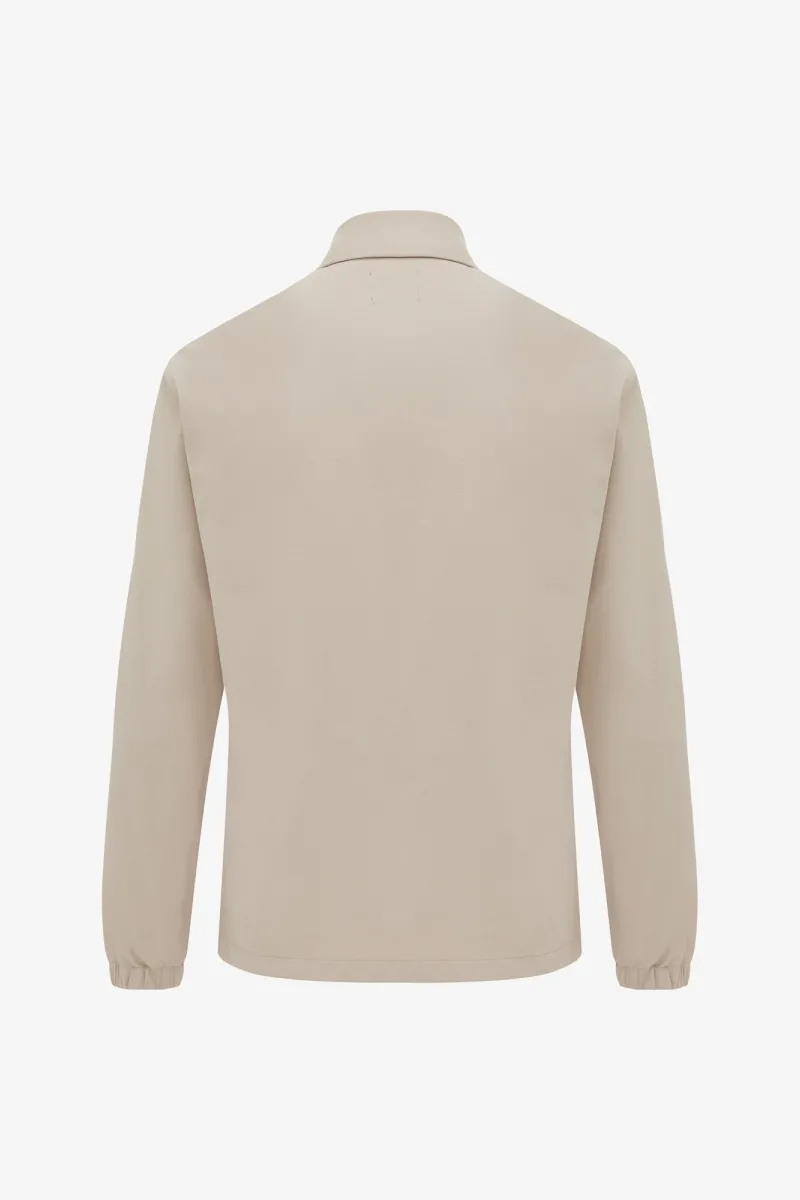 Button Overshirt | Beige