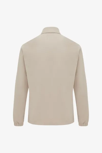 Button Overshirt | Beige