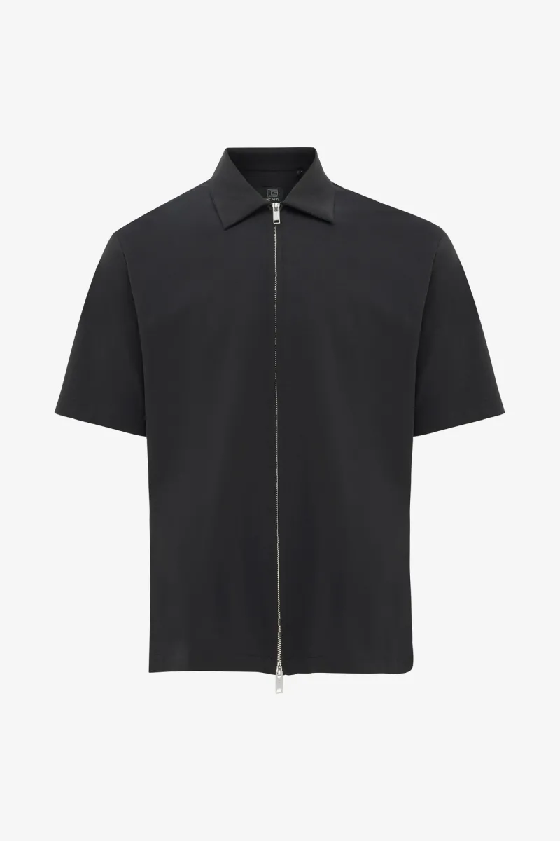 Relaxed Fit Overshirt | Zwart