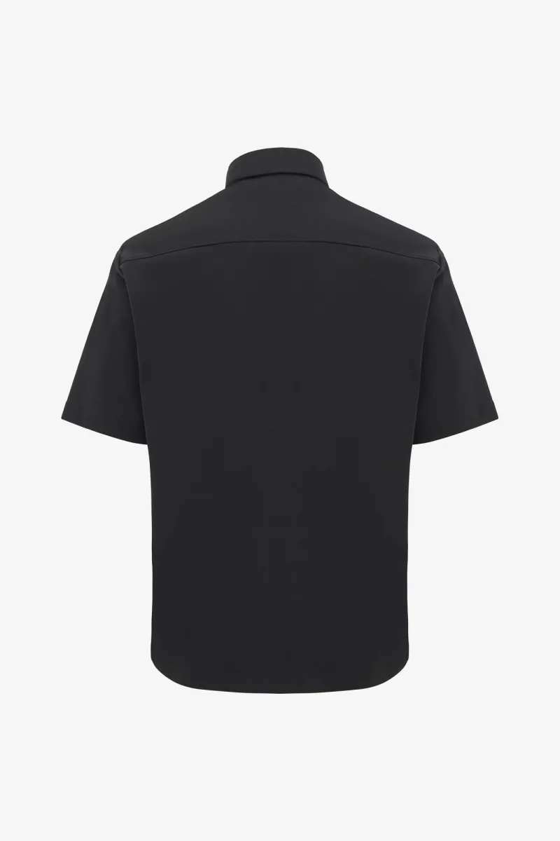 Relaxed Fit Overshirt | Zwart