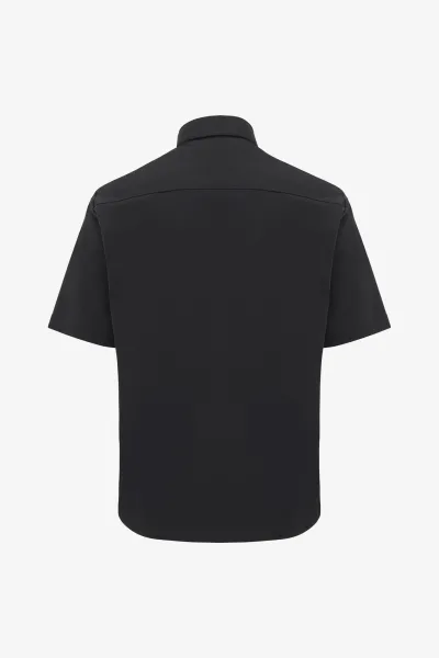 Relaxed Fit Overshirt | Zwart