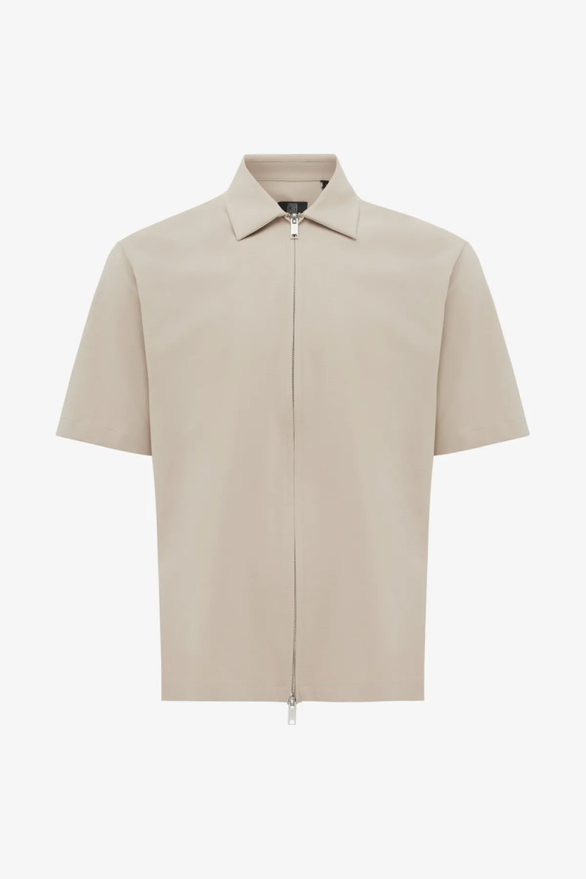 Relaxed Fit Overshirt | Beige