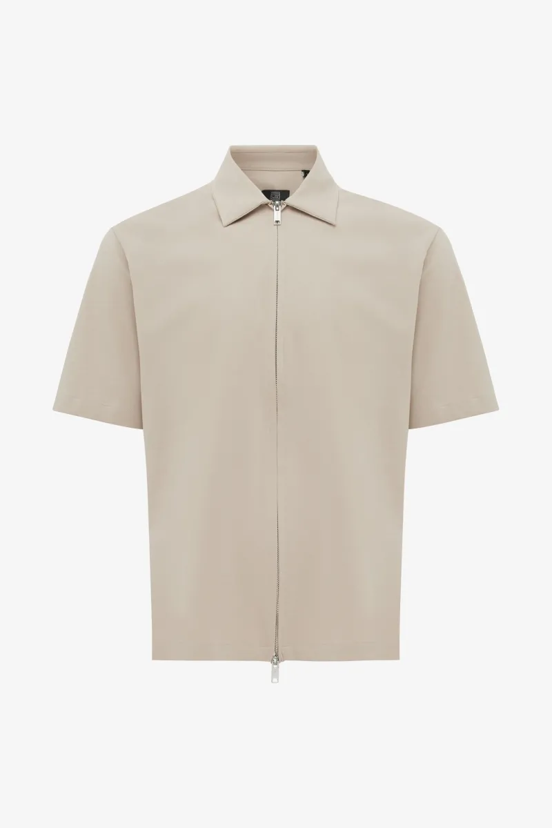 Relaxed Fit Overshirt | Beige