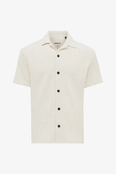 Monogram Overshirt | Ecru