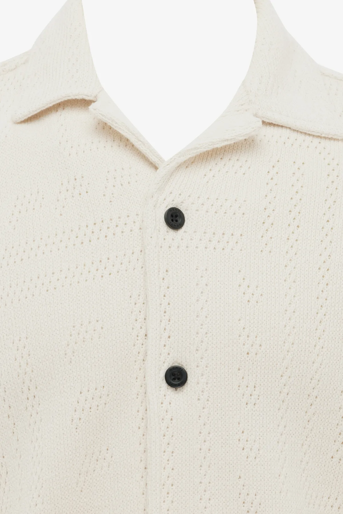 Monogram Overshirt | Ecru