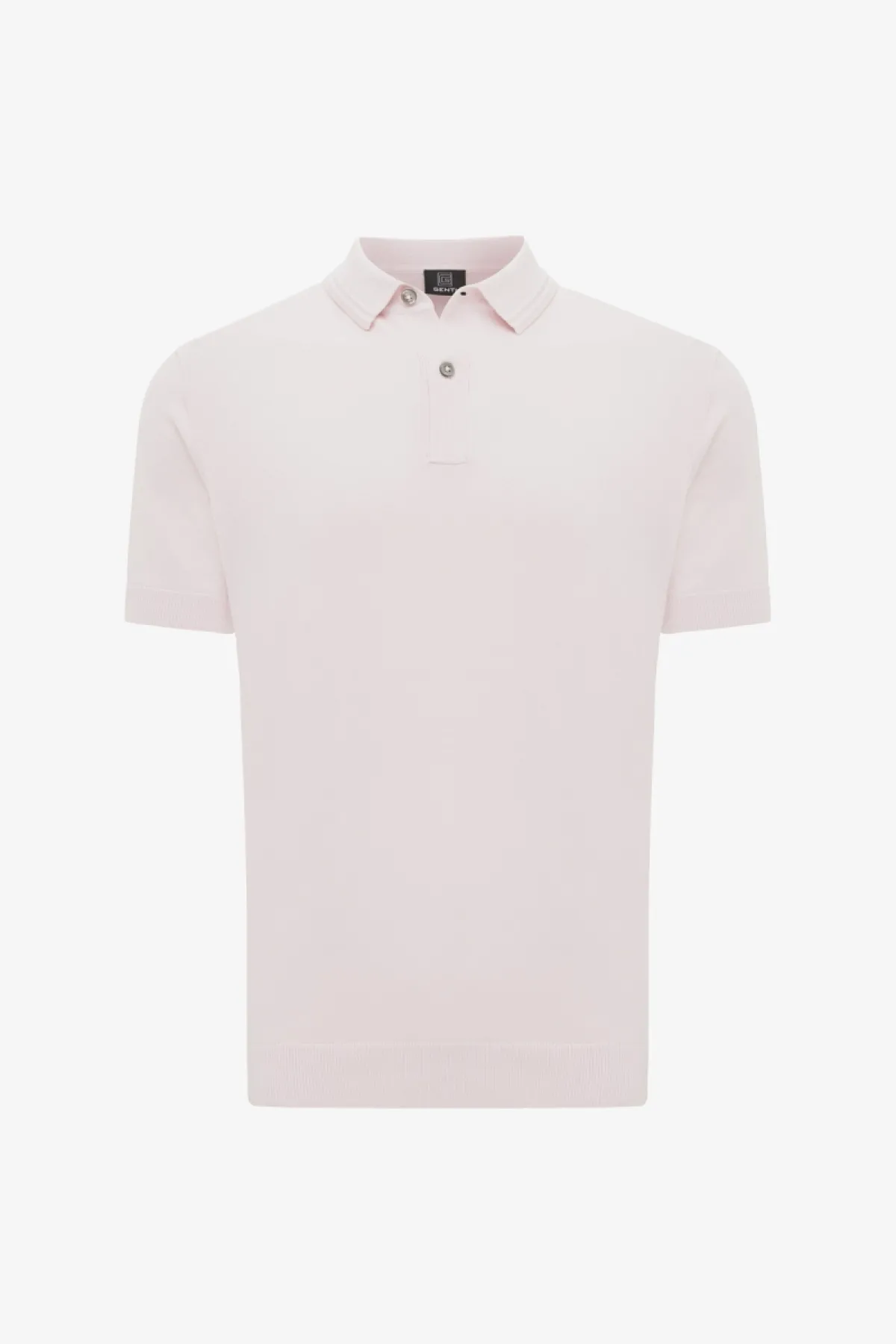 Polo met 2 knopen | Roze